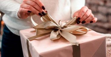 regalo en Navidad